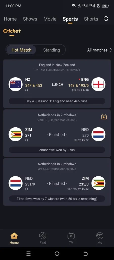 Live Cricket